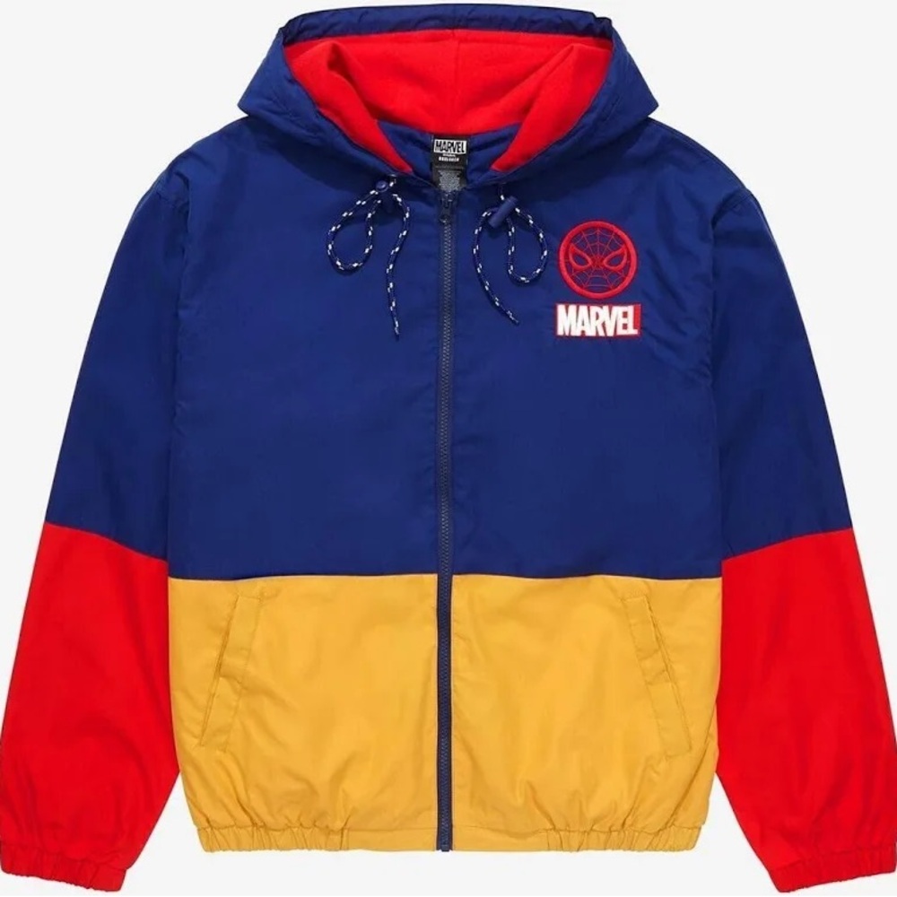 Marvel Spider-Man Hang in There Color Block Jacket